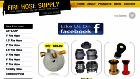 What Firehosesupply.com website looked like in 2017 (7 years ago)