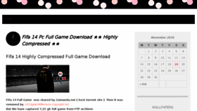What Fifa14fullgamedownload.wordpress.com website looked like in 2017 (7 years ago)