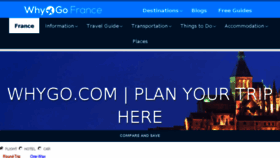 What Francetravelguide.com website looked like in 2017 (7 years ago)