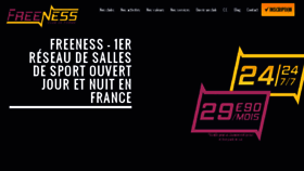 What Freeness.fr website looked like in 2017 (7 years ago)