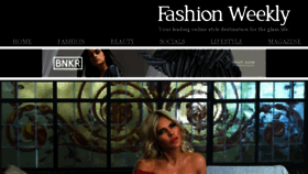 What Fashionweekly.com.au website looked like in 2017 (7 years ago)