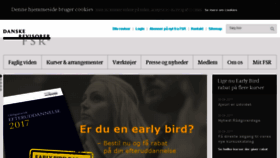 What Fsr.dk website looked like in 2017 (7 years ago)