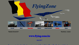What Flying-zone.be website looked like in 2017 (7 years ago)