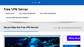 What Freevpnserver.com website looked like in 2017 (7 years ago)