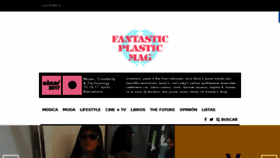 What Fantasticplasticmag.com website looked like in 2017 (7 years ago)