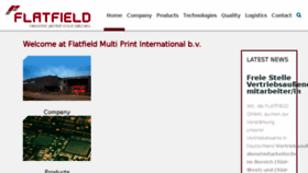 What Flatfield.com website looked like in 2017 (7 years ago)