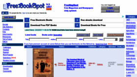 What Freebookspot.com website looked like in 2017 (6 years ago)
