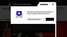 What France2.fr website looked like in 2017 (7 years ago)
