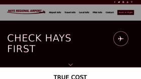 What Flyhays.com website looked like in 2017 (6 years ago)