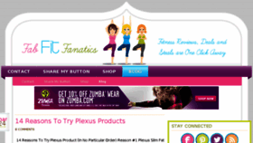 What Fabfitfanatics.com website looked like in 2017 (7 years ago)