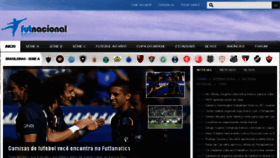 What Futnacional.com.br website looked like in 2017 (6 years ago)