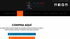 What Festivaldeloja.com website looked like in 2017 (7 years ago)