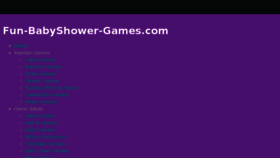 What Fun-babyshower-games.com website looked like in 2017 (7 years ago)