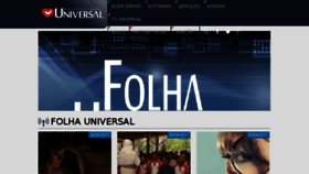 What Folhauniversal.com.br website looked like in 2017 (7 years ago)
