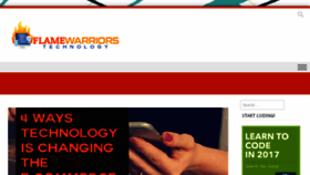 What Flamewarriors.com website looked like in 2017 (7 years ago)