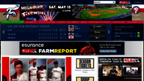 What Fightins.com website looked like in 2017 (7 years ago)