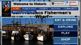 What Fishermanswharf.org website looked like in 2017 (7 years ago)
