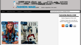 What Fashion-mags.com website looked like in 2017 (7 years ago)