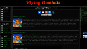 What Flyingomelette.com website looked like in 2017 (7 years ago)
