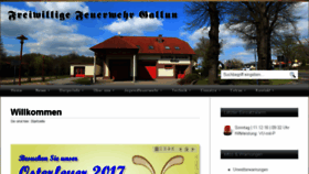 What Feuerwehr-gallun.de website looked like in 2017 (7 years ago)