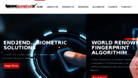 What Fusionbiometrics.com website looked like in 2017 (7 years ago)