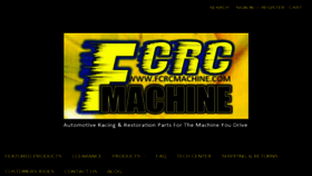 What Fcrcmachine.com website looked like in 2017 (7 years ago)