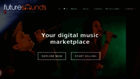 What Futuresounds.in website looked like in 2017 (7 years ago)
