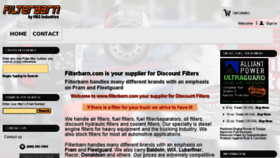What Filterbarn.com website looked like in 2017 (7 years ago)