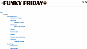What Funky-friday.com website looked like in 2017 (7 years ago)