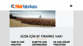 What Fikirfabrikasi.com.tr website looked like in 2017 (7 years ago)