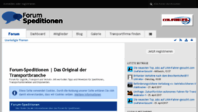 What Forum-speditionen.de website looked like in 2017 (6 years ago)