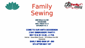 What Familysewing.com website looked like in 2017 (7 years ago)