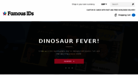 What Famousids.com website looked like in 2017 (7 years ago)