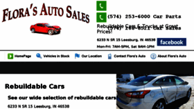 What Florasauto.com website looked like in 2017 (6 years ago)