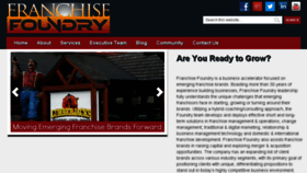 What Franchisefoundry.com website looked like in 2017 (7 years ago)