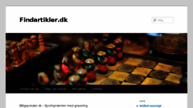 What Findartikler.dk website looked like in 2017 (7 years ago)
