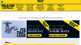 What Fixatap.com.au website looked like in 2017 (7 years ago)