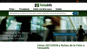 What Feriasinfo.es website looked like in 2017 (6 years ago)