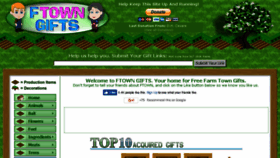 What Ftowngifts.com website looked like in 2017 (7 years ago)