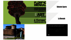 What Florencebiennale.org website looked like in 2017 (9 years ago)