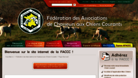 What Faccc.fr website looked like in 2017 (6 years ago)