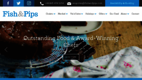 What Fishandpips.co.uk website looked like in 2017 (7 years ago)