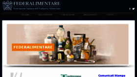 What Federalimentare.it website looked like in 2017 (7 years ago)