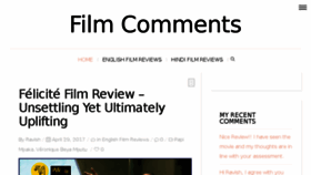 What Filmcomments.com website looked like in 2017 (7 years ago)