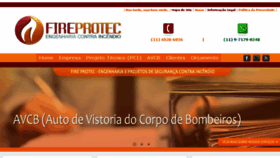 What Fireprotec.com.br website looked like in 2017 (7 years ago)