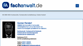 What Fachanwalt-frankfurt.com website looked like in 2017 (6 years ago)