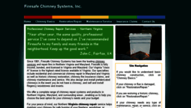What Firesafechimneypro.com website looked like in 2017 (7 years ago)