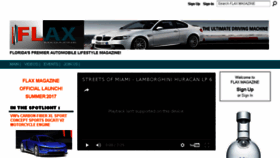 What Flaxmag.com website looked like in 2017 (6 years ago)