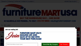 What Furnituremart.com website looked like in 2017 (7 years ago)
