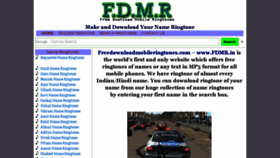 What Fdmr.in website looked like in 2017 (7 years ago)